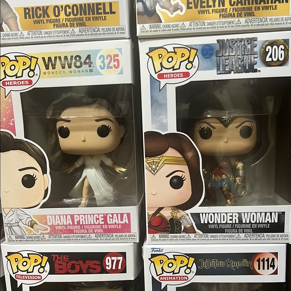 Funko Pop Heroes Wonder Woman Set - White and Gold